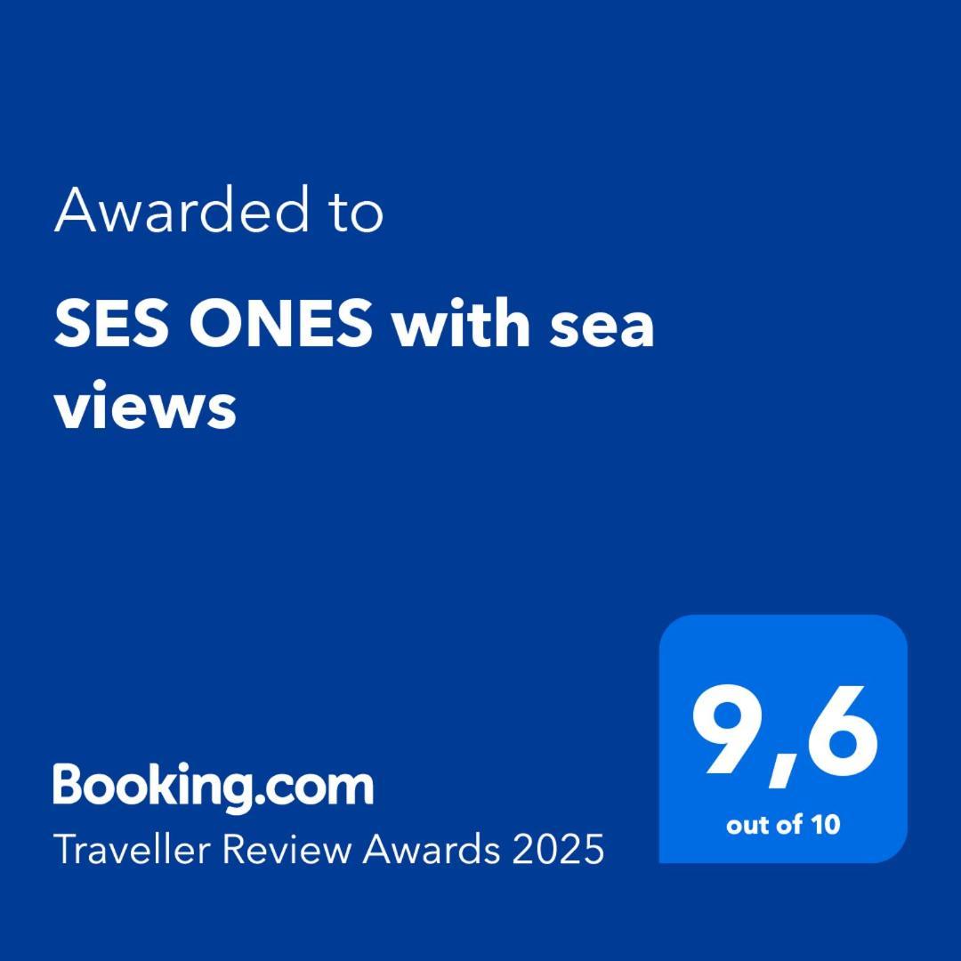 阿尔库迪亚Ses Ones With Sea Views别墅 外观 照片